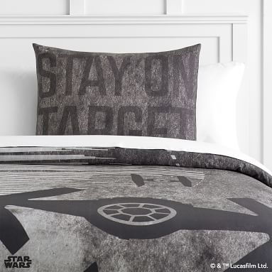 Star Wars(TM) Space Chase Sham, Standard, Charcoal - Image 1