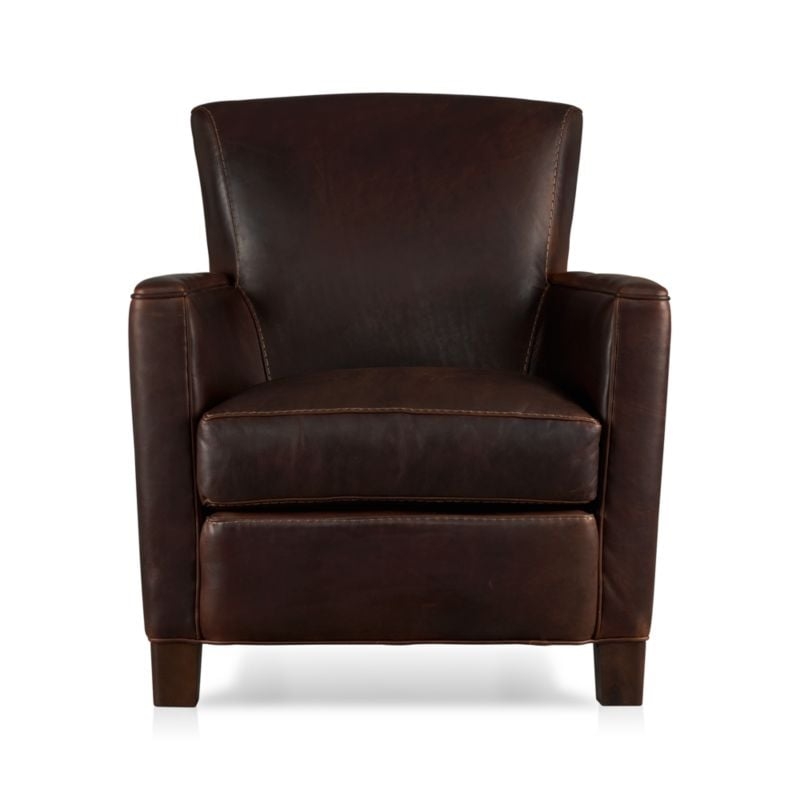Briarwood Leather Accent Chair - Image 1