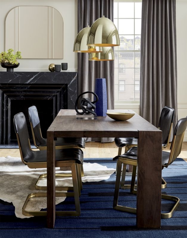 Velvet Graphite Curtain Panel 48"x120" - Image 2