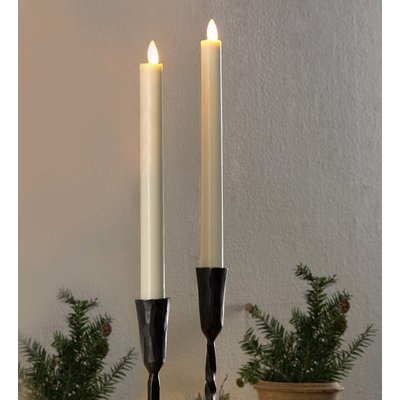 2 Piece Flameless Taper Candle Set - Image 0