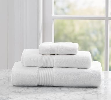Classic Organic Bath Towel, White - Image 0