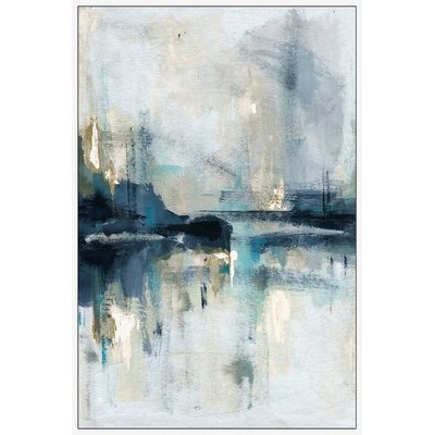 'Senne Flueve' Framed Acrylic Painting Print on Canvas, 45" H x 30" W x 1.5" D - Image 0
