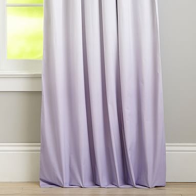 Ombre Blackout Curtain, 63", Lavender - Image 1
