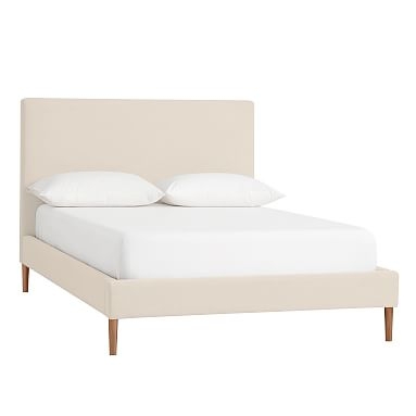 Ellery Upholstered Bed, Full, Tweed Ivory - Image 0