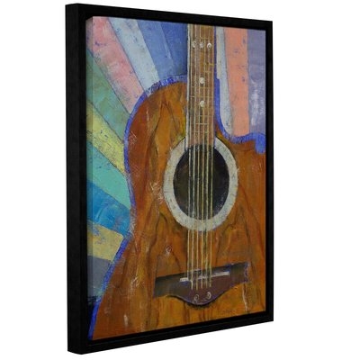 'Guitar Sunshine' Framed Painting Print - Image 0