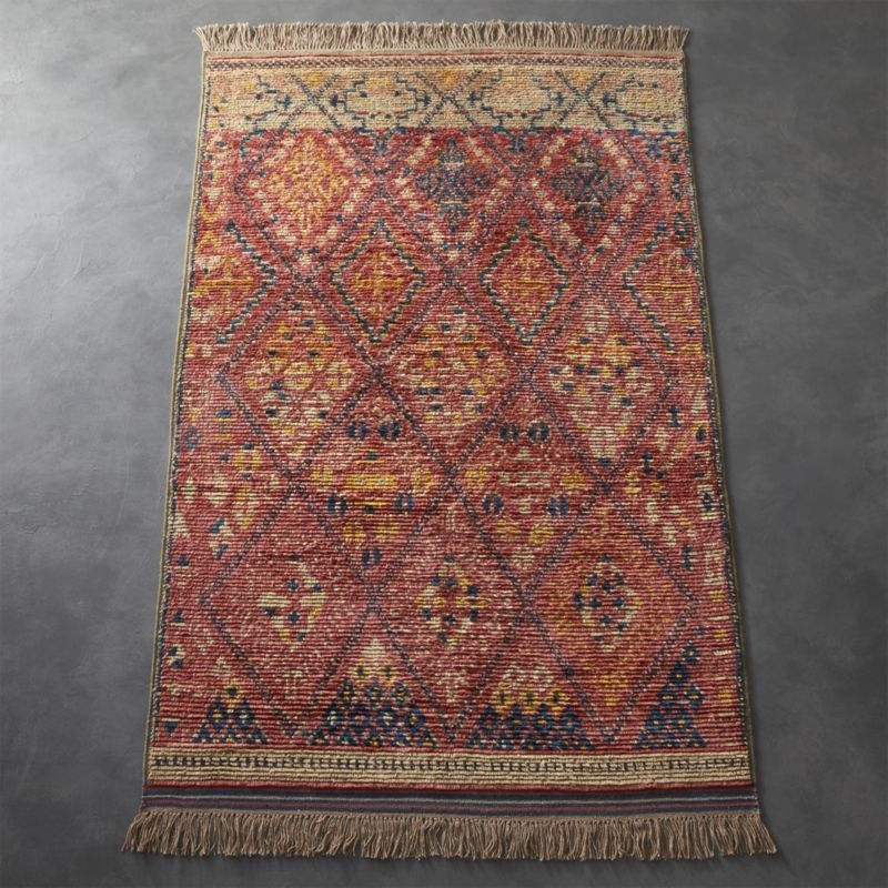 Indira Faded Red Rug 9'x12' - Image 3