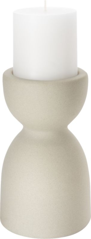 Borough Large Ceramic Pillar Candle Holder - Image 7