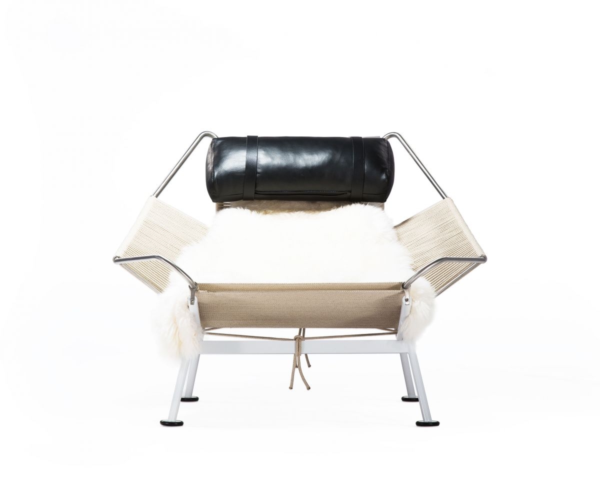 Flag Halyard Chair - Modena Black White - Image 0