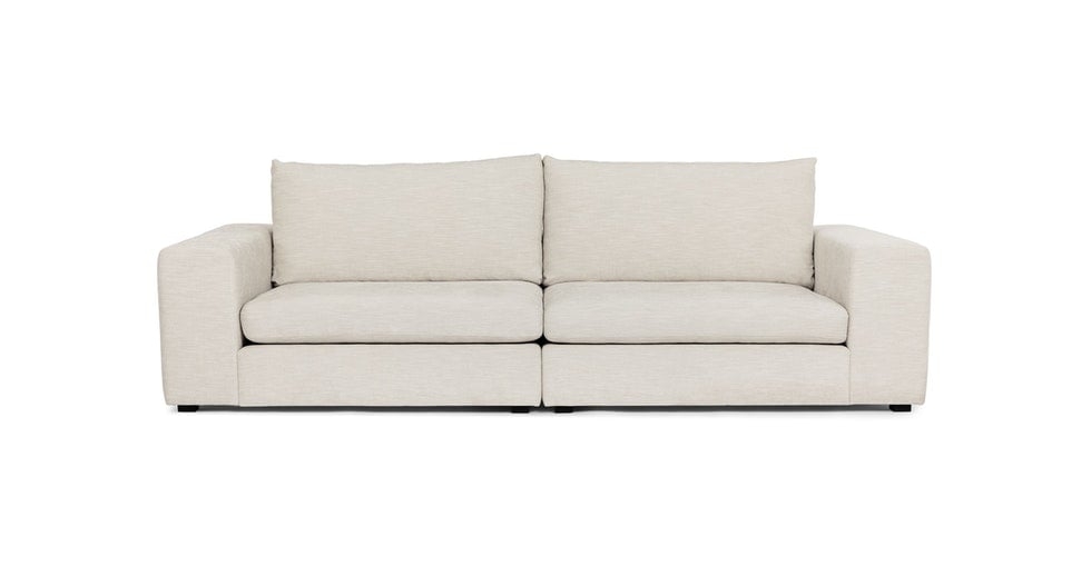 Gaba Pearl White Sofa - Image 0