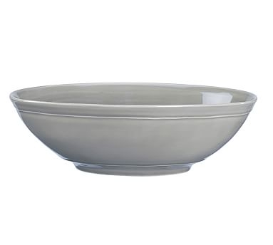 Cambria Stoneware Oval Serving Bowl - Gray - Image 0