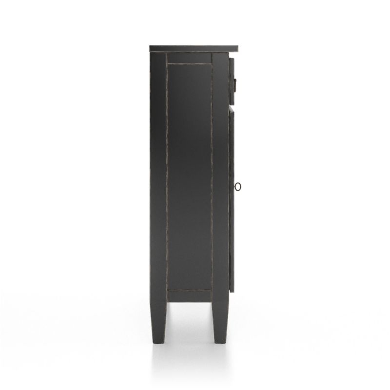 Stretto Bruno Black Entryway Cabinet - Image 3