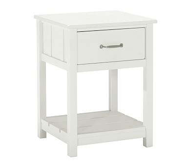 Camp Nightstand, Simply White, UPS Delivery - Image 0