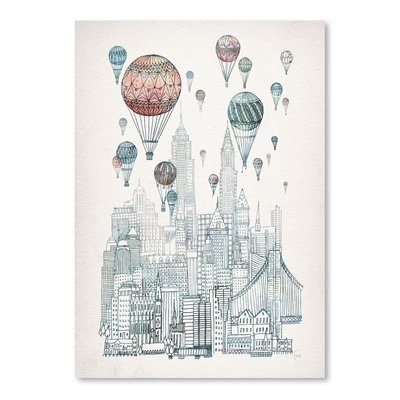 'Voyages Over New York' Print - Image 0