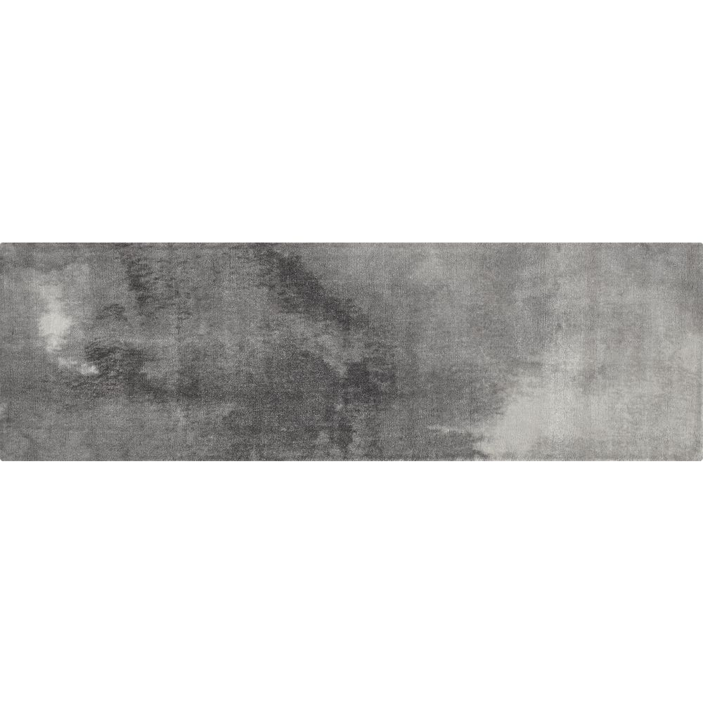 Wash Grey Watercolor Runner 2.5'x8' - Image 0