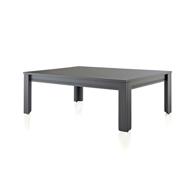 Adjustable Charcoal Wood Large Kids Table with 15" Legs - Image 1