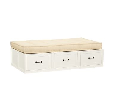 Stratton Daybed with Drawers, Pure White - Image 3
