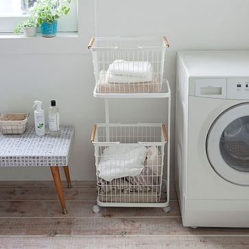 Tosca Laundry Wagon, White - Image 1