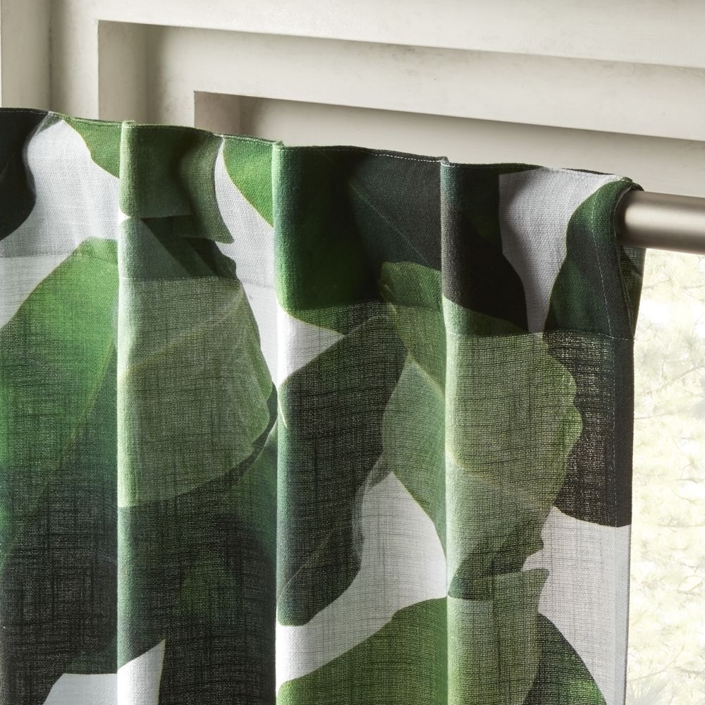 "Banana Leaf Curtain Panel 48""x120""" - Image 0