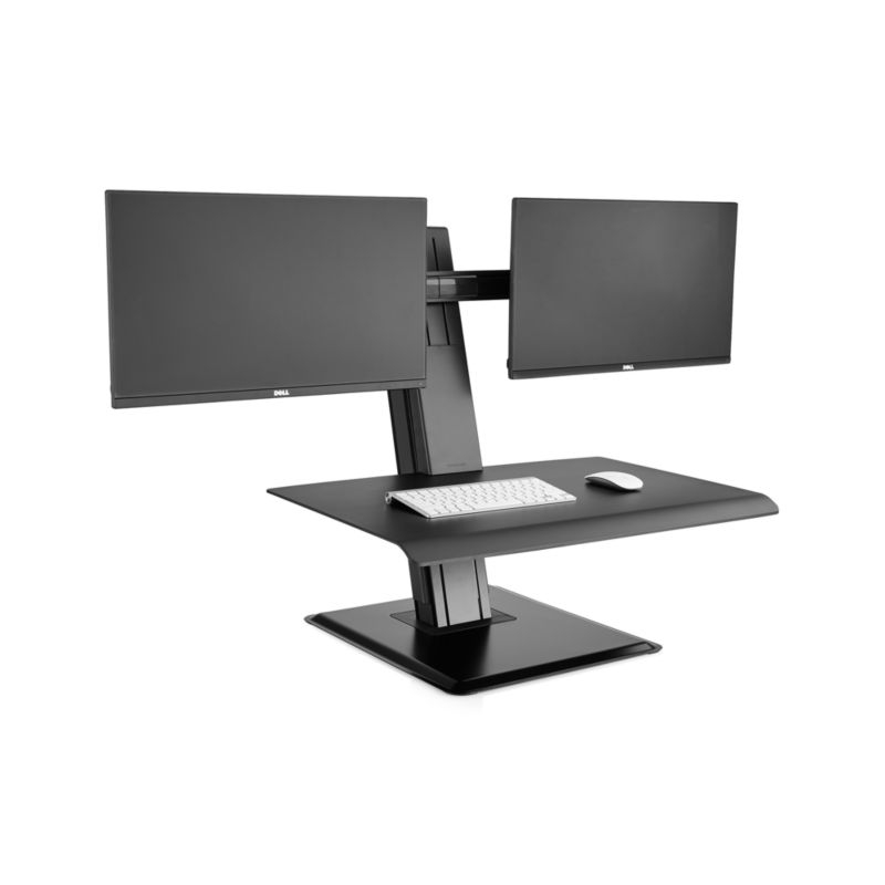 Humanscale ® Black Dual Monitor Quickstand Eco Standing Desk Converter - Image 7