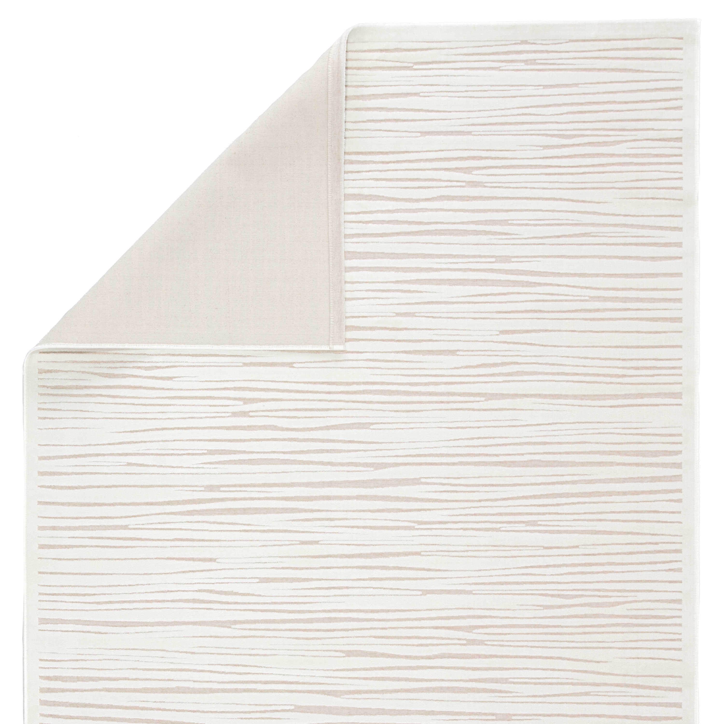 Linea Abstract White Area Rug (7' 6" X 9'6") - Image 2
