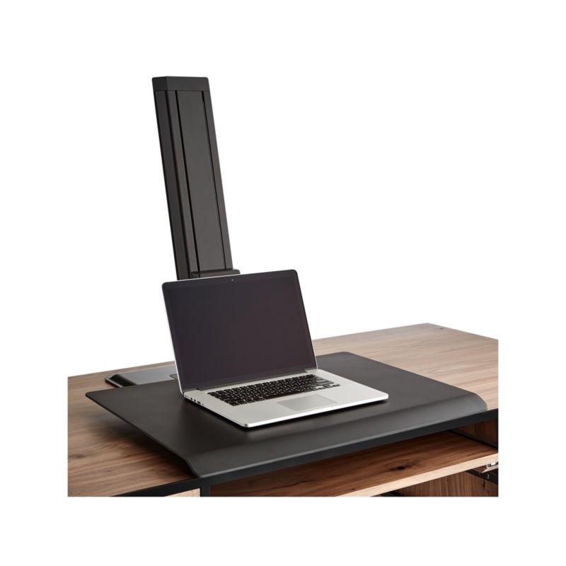 Humanscale ® Black Laptop Quickstand Eco Standing Desk Converter - Image 3