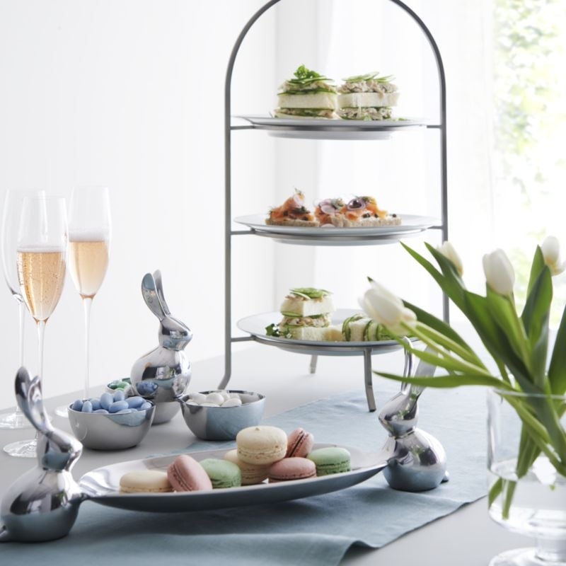 Cambridge Satin Nickel 3-Tier Stand - Image 9