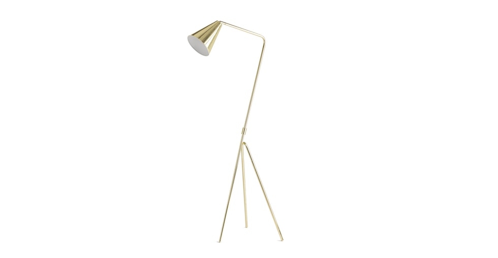 Gira Gold Floor Lamp - Image 0