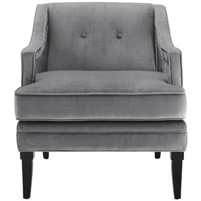 Bedelia Button Tufted Upholstered Velvet Armchair - Image 0