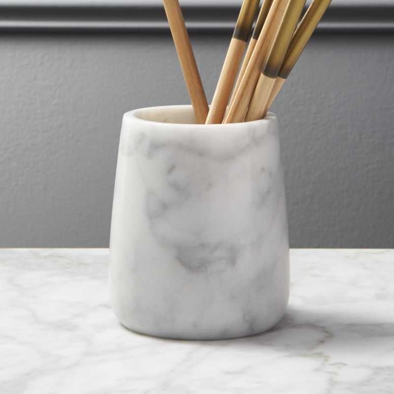 Marble Pencil Cup - Image 1