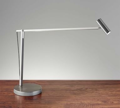 Knox Crane LED Task Lamp, Brushed Gold - Image 1