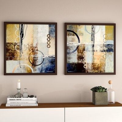 'Intersections I' 2 Piece Framed Print Set - Image 0
