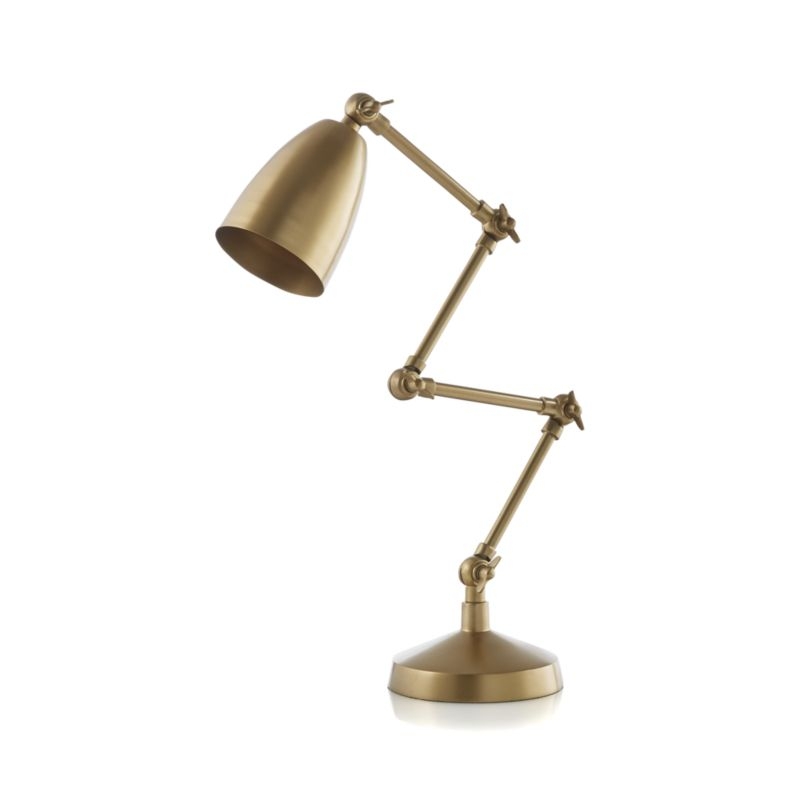 Folding Brass Table Lamp - Image 2