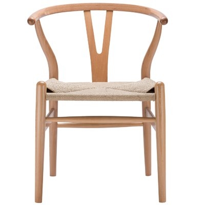 Wyn Solid Wood Weave Dining Chair - Image 0