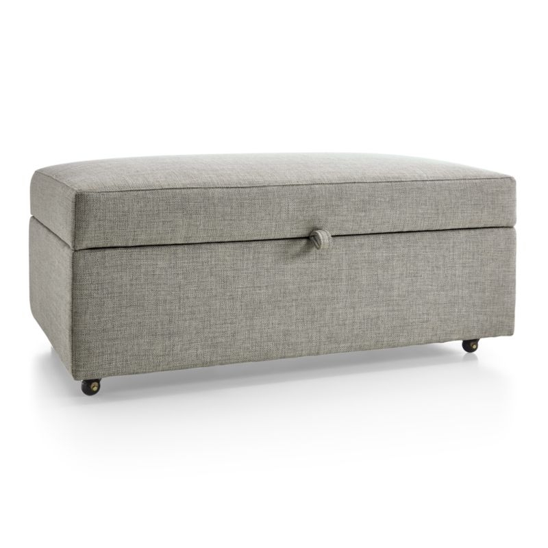 Barrett Storage Ottoman with Tray and Casters - Image 2