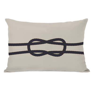 Square Knot Lumbar Pillow - Image 0