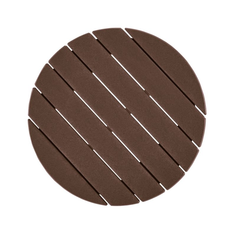 Vista II Mahogany Adirondack Outdoor Side Table by POLYWOOD® - Image 3