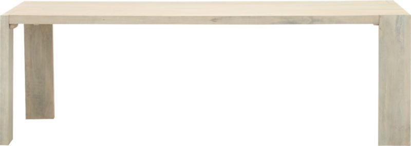 Blox White Wash Dining Table 35"x91" - Image 2