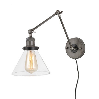 Wrought Studio Avon 1-Light Plug-in Armed Sconce - Image 0