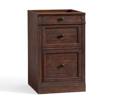 Livingston Single 2-Drawer Lateral File Cabinet, Brown Wash - Image 0