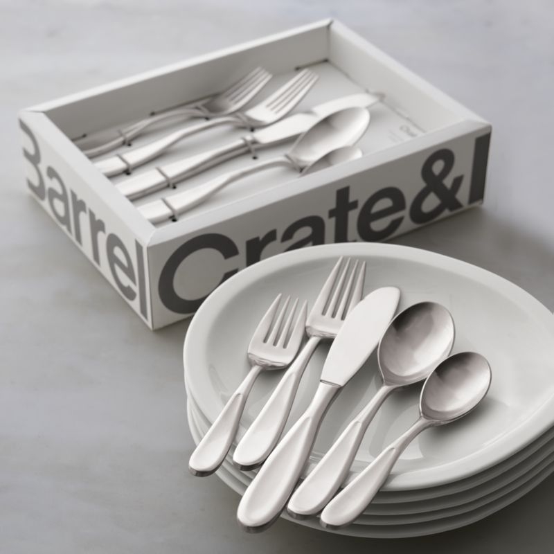 Dune 22-Piece Flatware Set - Image 5