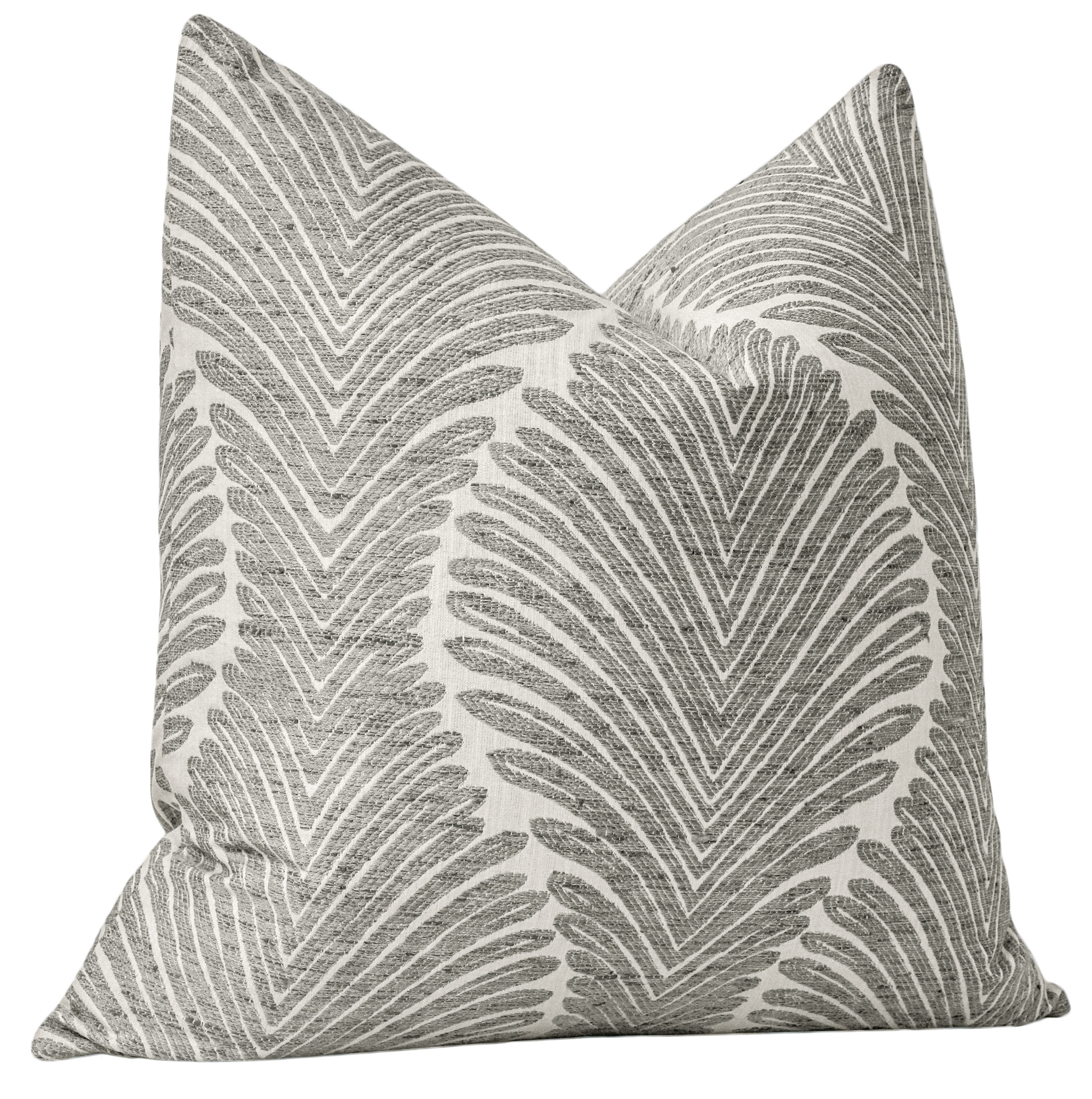 MUSGROVE CHENILLE // CHARCOAL - 22" X 22" - Image 0