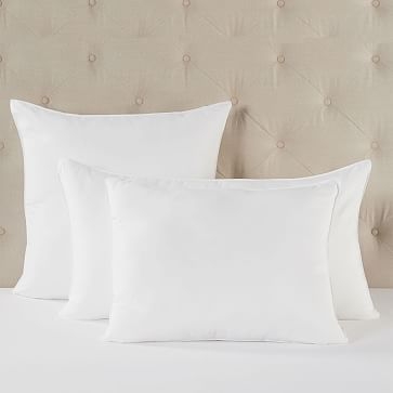 Design Crew Basics Microfiber Pillow Insert, Standard, White - Image 0