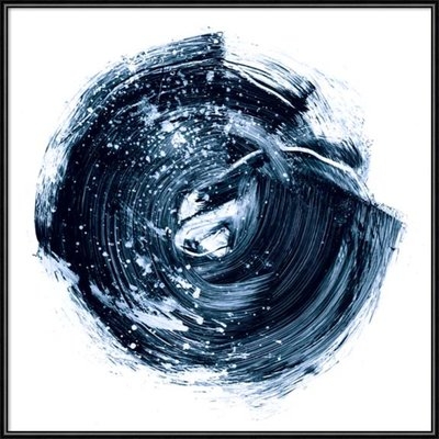 'Indigo Nebula IV' Framed Graphic Art Print - Image 0