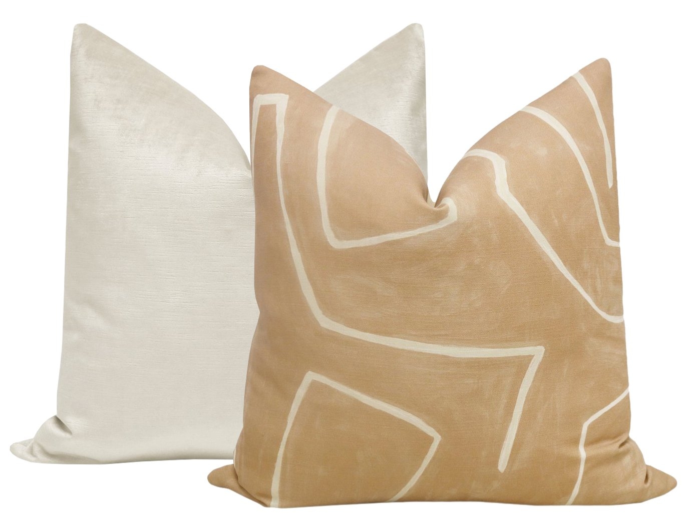 GRAFFITO // SALMON + CREAM - Sample 4" X 4" - Image 5