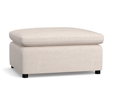 Bolinas Upholstered Left-arm Loveseat, Down Blend Wrapped Cushions, Performance Heathered Tweed Pebble - Image 1