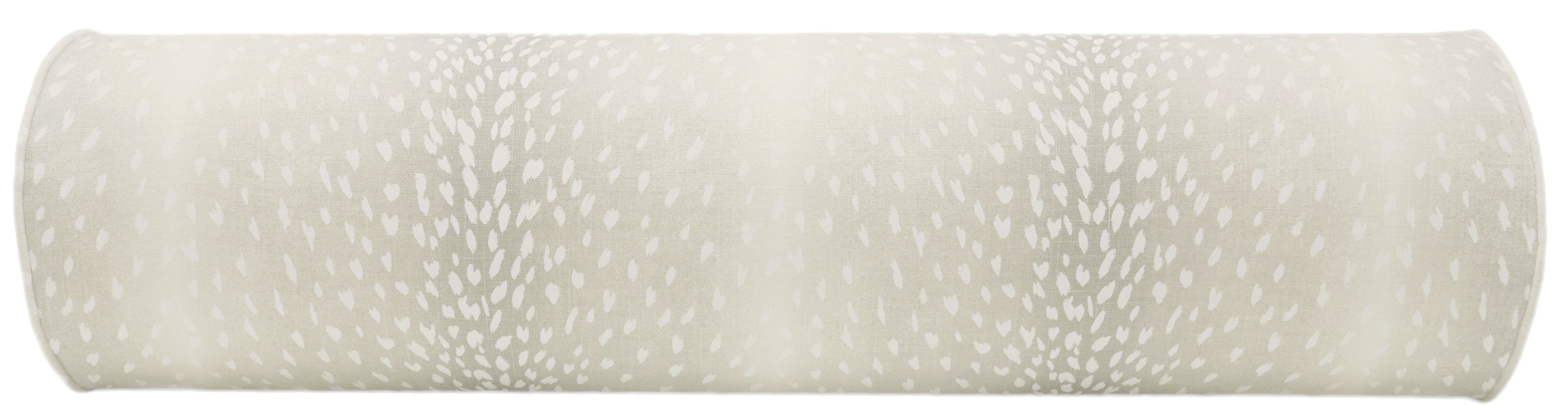 The Bolster :: Antelope Linen Print // Cashmere - QUEEN // 9" X 36" - Image 1