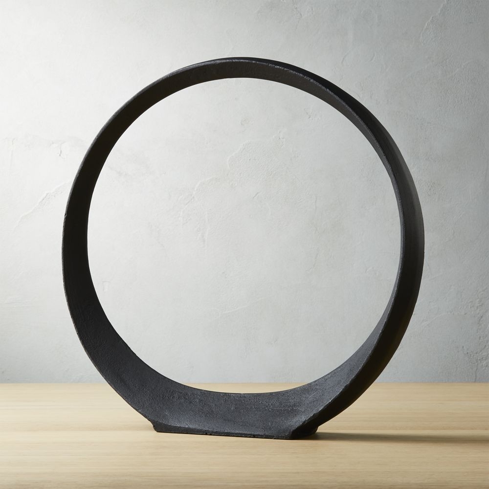 Metal Ring Sculpture, Large - Image 2