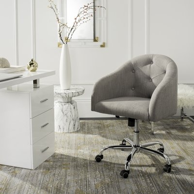 Randall Tufted Swivel Low-Back Desk Chair - Image 0