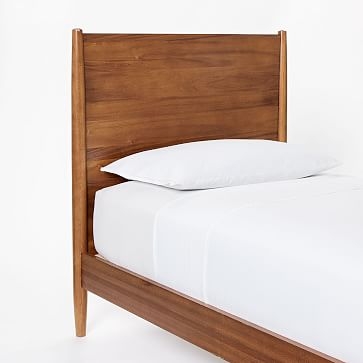 Mid-Century Bed Frame, Full, Acorn - Image 3