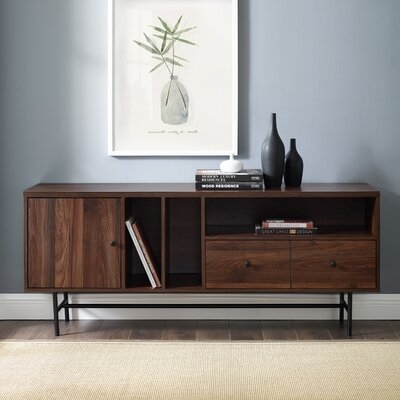 Elson TV Stand for TVs up to 65" in Dark Walnut - Image 1